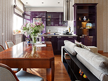 Квартира «», столовая . Фото № 11607, автор Мастерская Воронцовых 