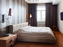 Квартира &laquo;&raquo;, спальня . Фото № 11608, автор Мастерская Воронцовых 
