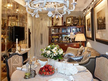 Квартира «», столовая . Фото № 12287, автор ИнтраДизайн 