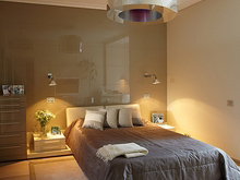 Квартира &laquo;&raquo;, спальня . Фото № 12372, автор Герасимова Вера