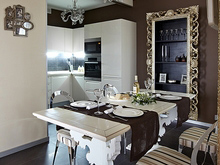 Квартира «», столовая . Фото № 12427, автор Герасимова Вера