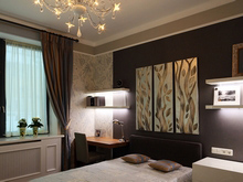 Квартира &laquo;&raquo;, спальня . Фото № 12736, автор Михеева  Татьяна