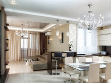 Квартира «», столовая . Фото № 13105, автор Белова Вера