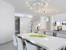 Квартира «», столовая . Фото № 13163, автор Azovskiy & Pahomova architects 