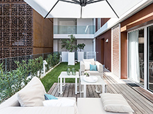 Квартира «», терраса  . Фото № 14971, автор NG-Studio 