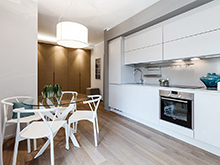 Квартира «», столовая . Фото № 14966, автор NG-Studio 