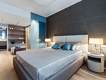 Квартира &laquo;&raquo;, спальня . Фото № 14968, автор NG-Studio 