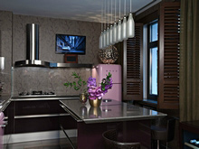 Квартира «», кухня . Фото № 13666, автор Кунина Елена