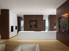 Квартира «», кухня . Фото № 13835, автор АРХДУЭТ Лариса