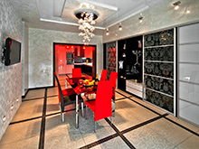 Квартира «», столовая . Фото № 13907