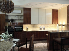 Квартира «», кухня . Фото № 13948, автор Дизайн-бюро Анны Куликовой и Павла Миронова 