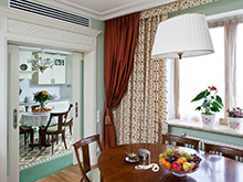 Квартира «», столовая . Фото № 14149, автор А-Дизайн 