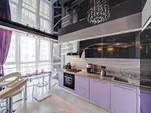 Квартира «Чёрное озеро», кухня . Фото № 14292, автор Орлова Асия