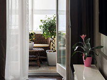 Квартира «», веранда лоджия . Фото № 14356, автор M2project 