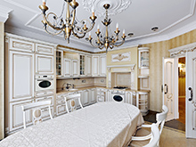 Квартира «», кухня . Фото № 14369, автор Студия дизайна интерьера Мальгрим 