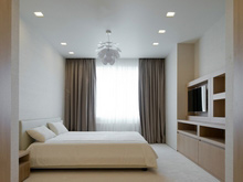 Квартира &laquo;&raquo;, спальня . Фото № 14651, автор АИ-Студия 