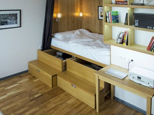 Квартира &laquo;&raquo;, спальня . Фото № 14692, автор Версальпроект , Скирда Александр