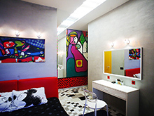 Квартира &laquo;Квартира на Молодогвардейской, Москва&raquo;, спальня . Фото № 14815, автор Савченко Елена