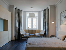 Квартира &laquo;&raquo;, спальня . Фото № 15178, автор ГИКАЛО КУПЦОВ АРХИТЕКТОРЫ 