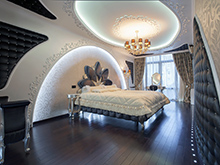 Квартира &laquo;&raquo;, спальня . Фото № 15207, автор Фарносова Наталья