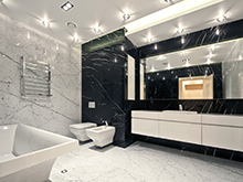 Квартира «», ванная . Фото № 15362, автор Mill-Studio Studio