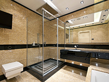 Квартира «», ванная . Фото № 15364, автор Mill-Studio Studio