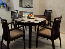 Квартира «», столовая . Фото № 15399, автор Еврострой Менеджмент 