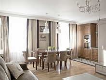 Квартира «», столовая . Фото № 15626, автор БЕРНИ дизайн 