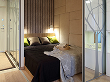 Квартира &laquo;&raquo;, спальня . Фото № 15715, автор Ambraziene Audrone