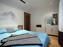 Квартира &laquo;&raquo;, спальня . Фото № 15732, автор Ambraziene Audrone