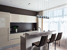 Квартира «», кухня . Фото № 15778, автор Закирова-Сахно Алеся