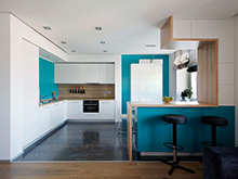 Квартира «», кухня . Фото № 15922, автор ZE|WORKROOM studio 