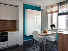 Квартира «», столовая . Фото № 15923, автор ZE|WORKROOM studio 