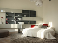 Квартира &laquo;&raquo;, спальня . Фото № 16083, автор Бабиевская Наталья