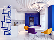 Квартира «», кухня . Фото № 16225, автор Кутузова Марина