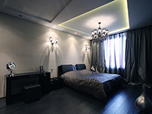 Квартира &laquo;Времена года на Петроградке&raquo;, спальня . Фото № 16241, автор Fisheye Architecture & Design   Александр