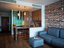 Квартира «», кухня . Фото № 16470, автор Сологубова Юлия