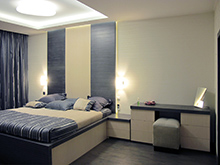 Квартира &laquo;&raquo;, спальня . Фото № 16511, автор Меркулова Ольга, Идея 