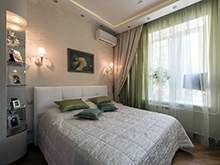 Квартира &laquo;&raquo;, спальня . Фото № 16846, автор Райт Ирина