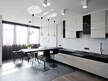 Квартира «», кухня . Фото № 17537, автор Хованская Ольга