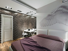 Квартира &laquo;&raquo;, спальня . Фото № 17733, автор Арт-стиль 