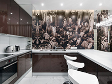 Квартира «», кухня . Фото № 17734, автор Арт-стиль 