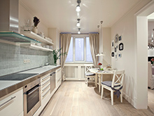 Квартира «», кухня . Фото № 18054, автор Панфилова Оксана, Кришталева Людмила