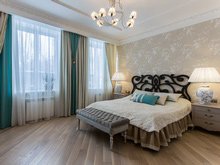 Квартира &laquo;&raquo;, спальня . Фото № 18145, автор Архитектурное бюро Полозовой Марии и Пискуновой Любови  