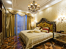 Квартира &laquo;&raquo;, спальня . Фото № 18166, автор Архитектурное бюро Полозовой Марии и Пискуновой Любови  