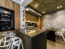 Квартира «», кухня . Фото № 18238, автор Новинский Михаил