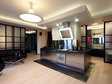 Квартира «», кухня . Фото № 18264, автор Новинский Михаил