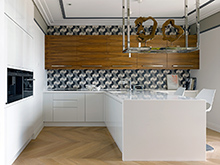 Квартира «», кухня . Фото № 18300, автор TS-Design Тарас Безруков и Стас Самкович