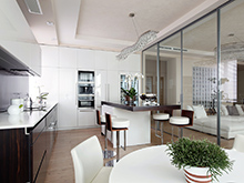 Квартира «», кухня . Фото № 18553, автор KV-BURO 