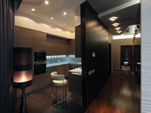 Квартира «», кухня . Фото № 18565, автор Gallery63 